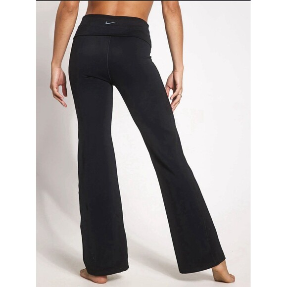 NWT Nike One Women’s Dri-Fit High Waisted Fold Over Pants Size Small - Picture 3 of 12
